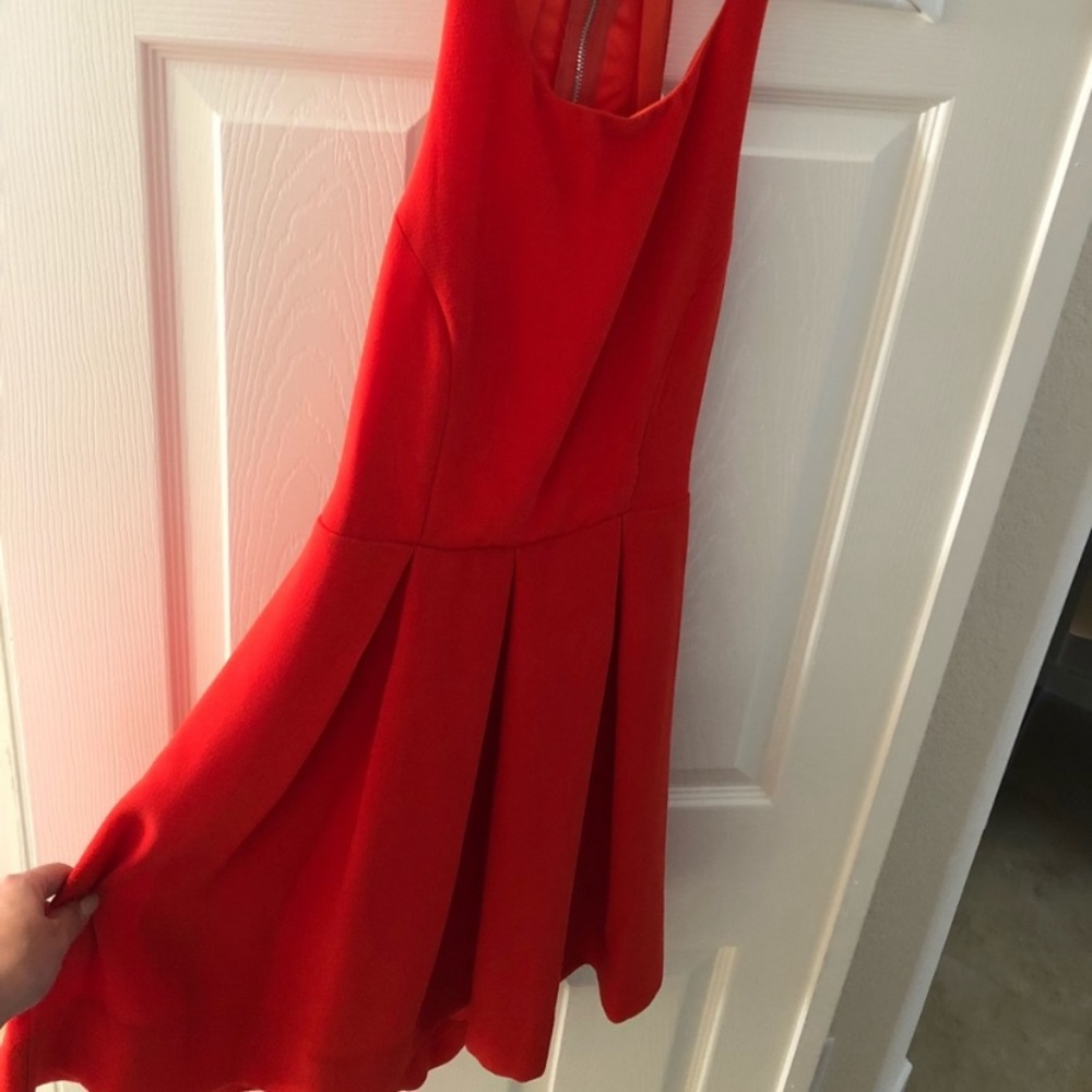 LuLus skater dress with cute back cut outs
